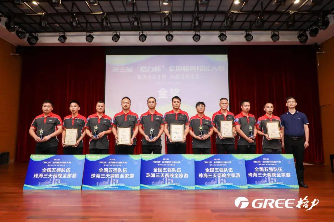 文获奖2024全国格力安装工短大赛十强！九游会·j9网站【荣耀时刻】恭喜湖南彭建